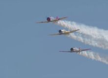 Harvard Aircraft in Precision Flight Harvard Aircraft in Precision Flight